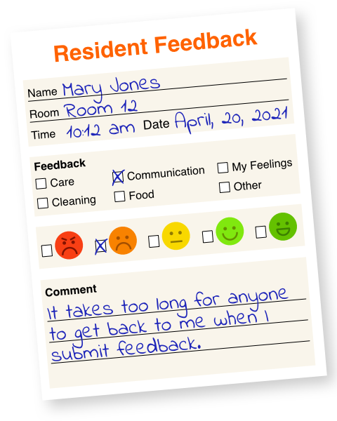Paper based feedback